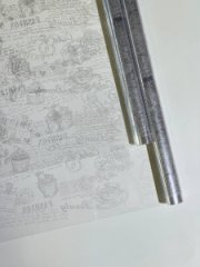 Пленка Сласть серебро 70см*10ярд ± 5%