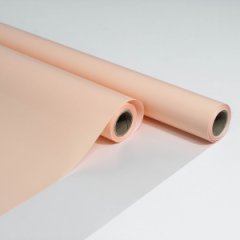 Пленка матовая Корея двухсторонняя розовая беж/белый перламутр 48см*10м 60мкр