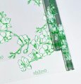 Пленка прозрачная с рисунком Орхидея белая 70см*10ярд ± 5%