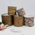 Коробки круглые без крышек Набор из 5 (13*13/16*16/18*18/20*20/23*20) Орнамент