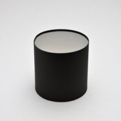 Коробка круглая без крышек 15*15 черный