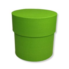 Коробка круглая 20*20 .салатовый