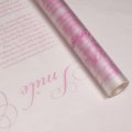 Пленка матовая с рисунком 40мкр Стихи розовый 70см*10метров ± 5%