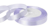 Лента атласная 1/25 бело-сиреневый