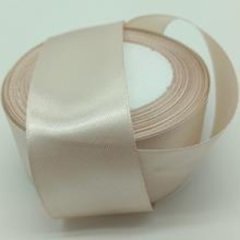 Лента атласная 3,8/25 ванильный