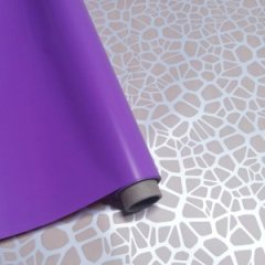 Матовая пленка двухсторонняя на втулке 50мкр Мозайка кофе с молоком/фукс пастель 60см*10 ярд ± 5%