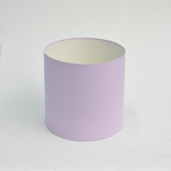Коробка круглая без крышек 20*20 светло-сиреневый