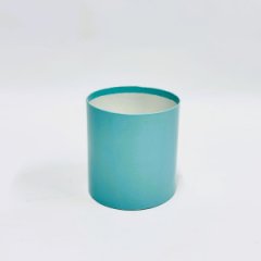 Коробка круглая без крышек 10*10 .морская волна глянец