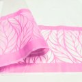 Пленка матовая с рисунком 50 мкр Листья розовая 60см*10 ярд ± 5%