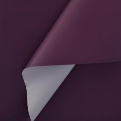 Пленка матовая двухсторонняя белый/баклажан 10 листов 58*58 50мкр