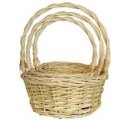 Корзины из ивы 31*13,5*36*B24, 26*11,5*31*B20, 20*10,5*26*B16, 3шт, S. круг, натуральный