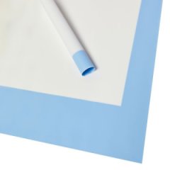 Набор матовой пленки Дуэт 10листов, 60см*60см, цв. голубой/белый