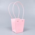 Сумка с пластиковыми ручками 13*9,5*15,5 cm розовый (уп 10шт)