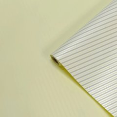 Пленка матовая двухсторонняя Мираж сливочно-желтый/олива 58см*10м±5% 65мкм