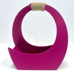 Кашпо Лайт 345*310*150 малиновый