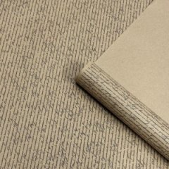 Крафт бумага Рукописть черный на коричневом фоне 700мм/60гр/10м± 5%