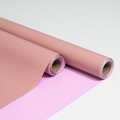 Пленка матовая Корея двухсторонняя танго/сиреневый пастель 48см*10м 60мкр