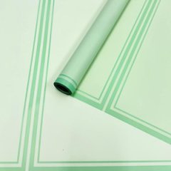 Пленка матовая Лайт рамка олива 58см 50мкр 400гр 15,5м ± 5%