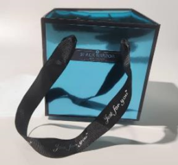 Пластиковая сумка Mirror 12*12*12 см цв Тиффани