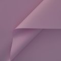 Пленка матовая однотонная двухсторонняя сиреневый пастель 58см*10м±5% 65мкм