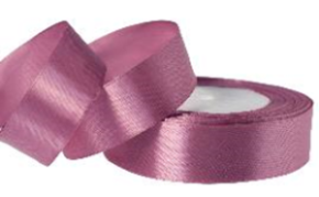Лента атласная 2,5/25 ежевичный