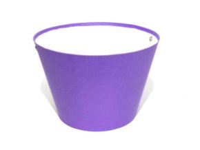 Конус под цветы 11,5*17*12 .фиолетовый