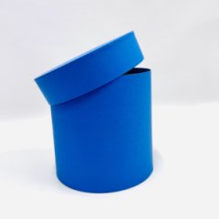 Коробка круглая 16*16 .синий
