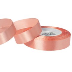 Лента атласная, 2см x 25ярд, цв.пудра