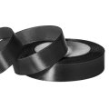Лента атласная 2,5/25 чёрная
