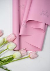 Пленка матовая двухсторонняя Легкость розовый 48см*10м±5% 65мкм