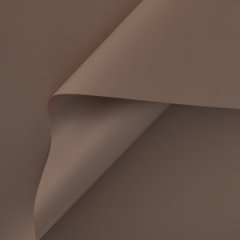 Пленка матовая однотонная двухсторонняя мокко 58см*10м±5% 65мкм