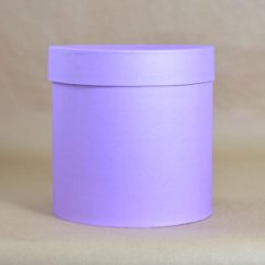 Коробка круглая 18*18 .сиреневый