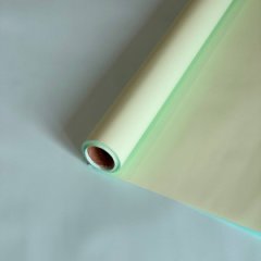 Пленка матовая двухсторонняя салатовый/светлая лазурь 58см*10м±5% 65мкм